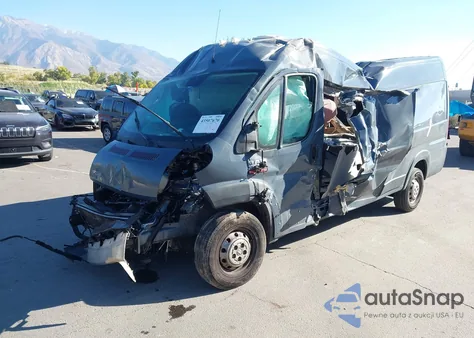 2021 Ram Promaster 3500 Cargo Van High Roof 159 Wb Ext из США, поврежденный, VIN 3C6MRVJG8ME571532